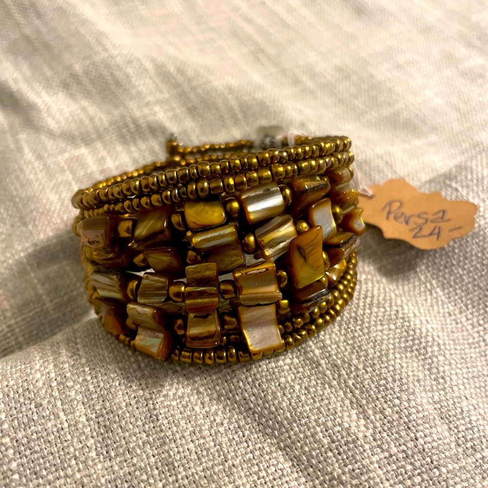 Beaded Cuff Bracelet - New with Tags